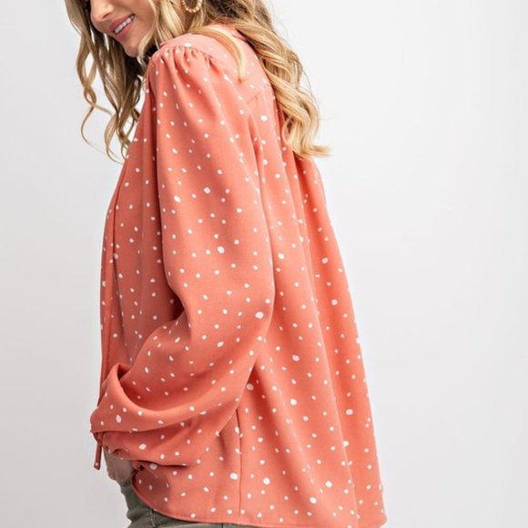 Animal Spotted Blouse - Picture 6 of 6